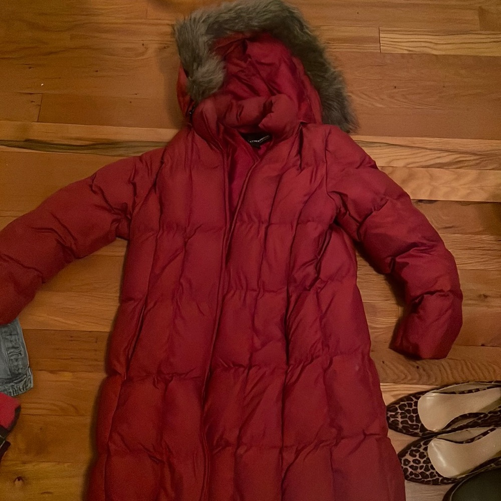 Long women’s winter coat weatherproof size large
